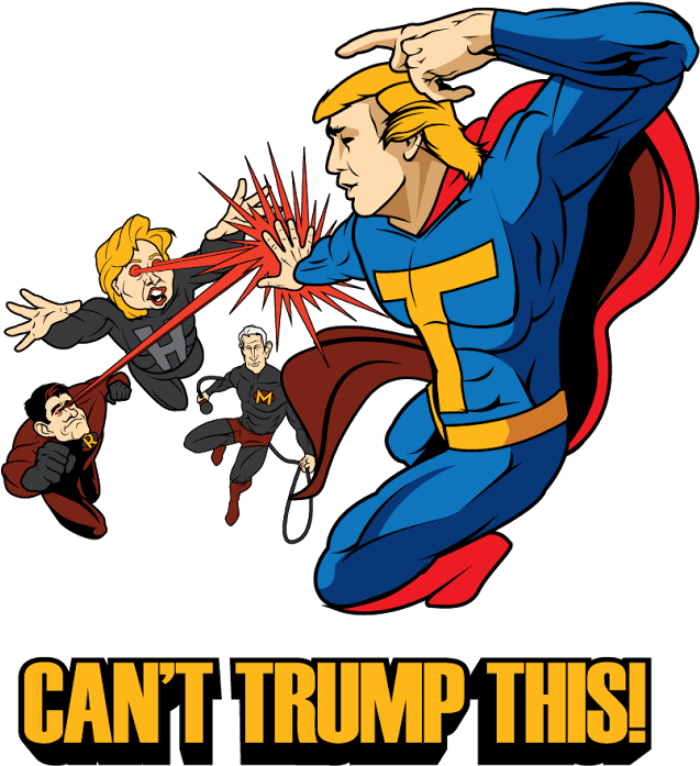 Cant Stump Trump Full Png - Garbage Pail Kids (682x829), Png Download