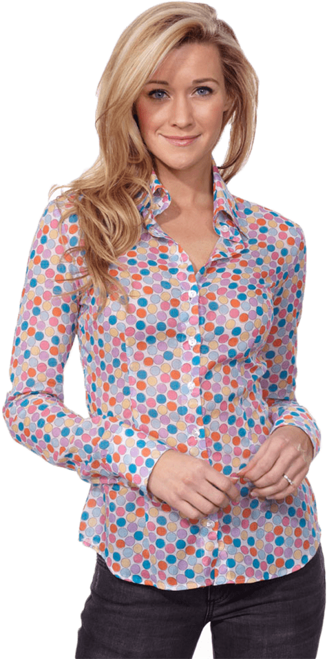 Polka-dots - Polka Dot (666x1000), Png Download