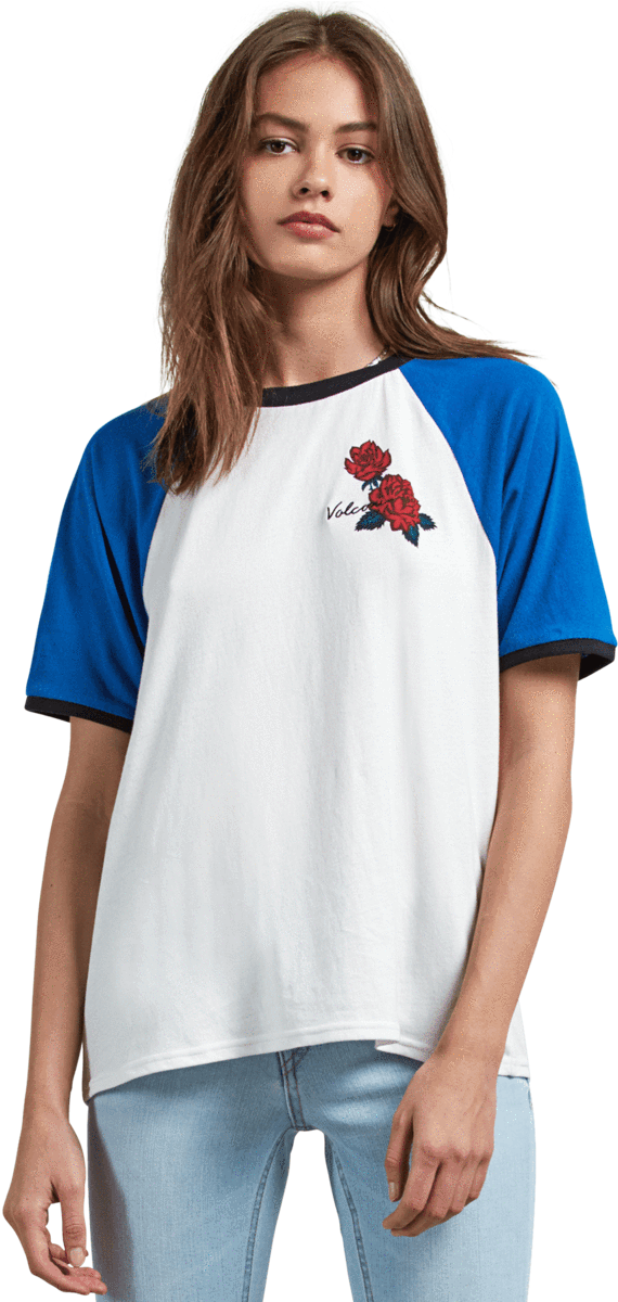 Volcom Stage 4 Ringer T-shirt Women's - Volcom Women's Stage 4 Ringer (900x1199), Png Download