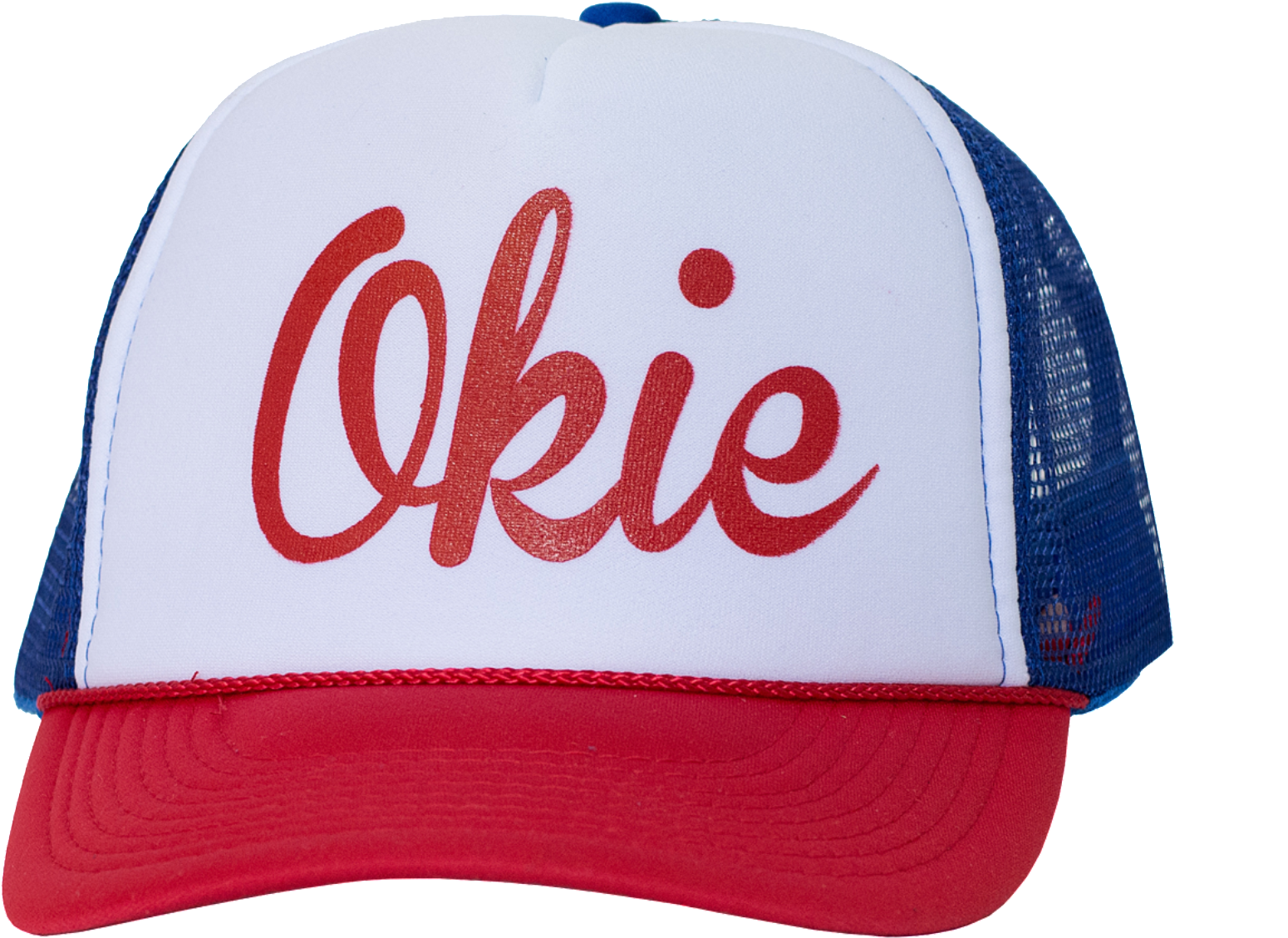 Usa Okie Dual Color Trucker Hat Red Ink V=1505767549 - Trucker Hat (2048x2537), Png Download