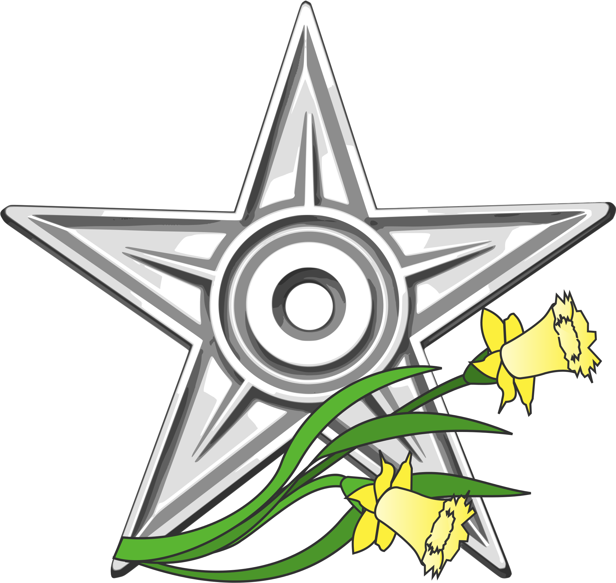 Open - Barnstar (2000x2000), Png Download