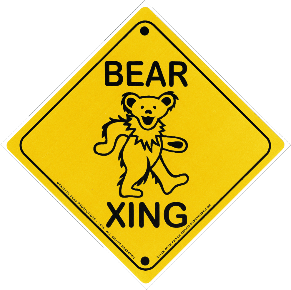Grateful Dead Dancing Bear Xing - Drawing Grateful Dead Dancing Bear (1000x1007), Png Download