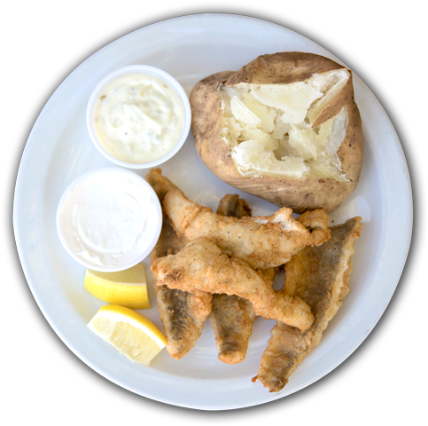 the 4 mile fish fry fish and chips full size png download seekpng seekpng