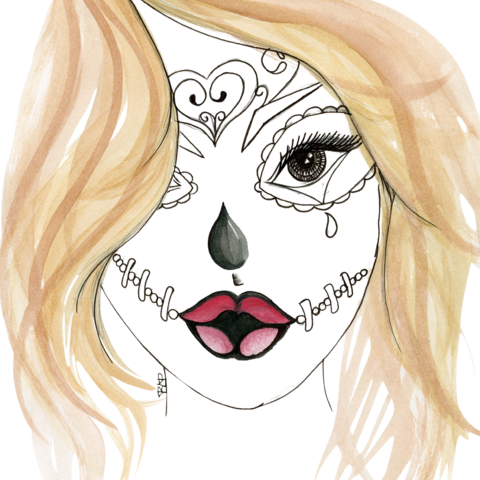 Honey Rose Girl - Illustration (480x480), Png Download