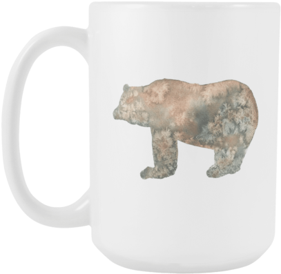 15oz Coffee Mug - Watercolor Painting (480x480), Png Download