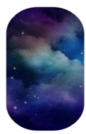 Night Sky Nail Art Studio Be Enchanted By This Night - Galaxy (550x550), Png Download