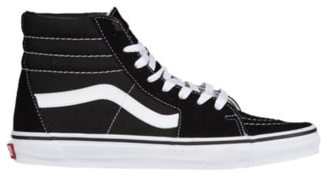 Vans Sk8 Hi Men Shoes - Vans Sk8-hi - Men's Black - Black - 7.5 (465x324), Png Download