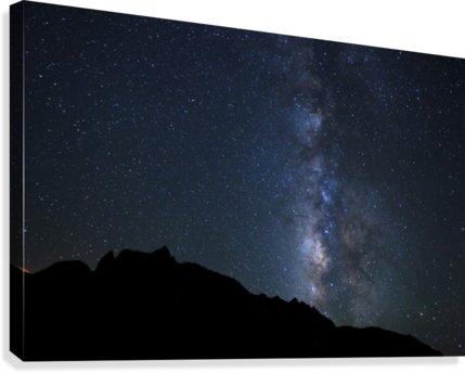 Bright Stars And Milky - Milky Way (429x344), Png Download