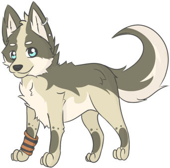 Collection Of Free Puppy Drawing Husky Download On - Anime Husky Puppy (400x400), Png Download
