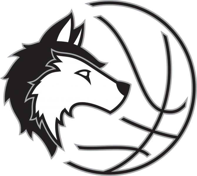 Black Ball - Png - Black And White Image Of A Husky Head (670x596), Png Download