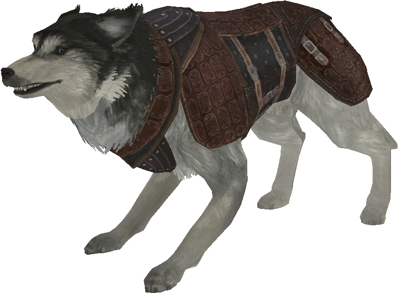Husky - Skyrim Husky Png (833x625), Png Download