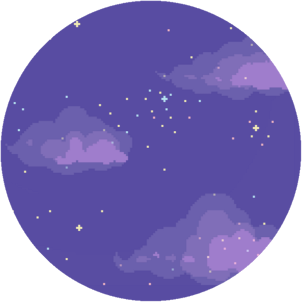Drawing Pastel Night Sky Jpg - Night Pastel Anime (1024x1024), Png Download