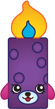 Flicker Candle Art - Shopkins Candle (400x400), Png Download