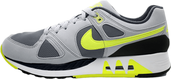 Nike Air Stab Grey Alphabet Price - Running Shoe (640x387), Png Download