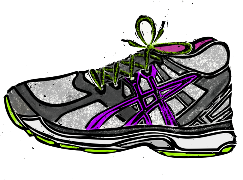 Jordan Kushins Stamp Shoe - Sneakers (1000x750), Png Download