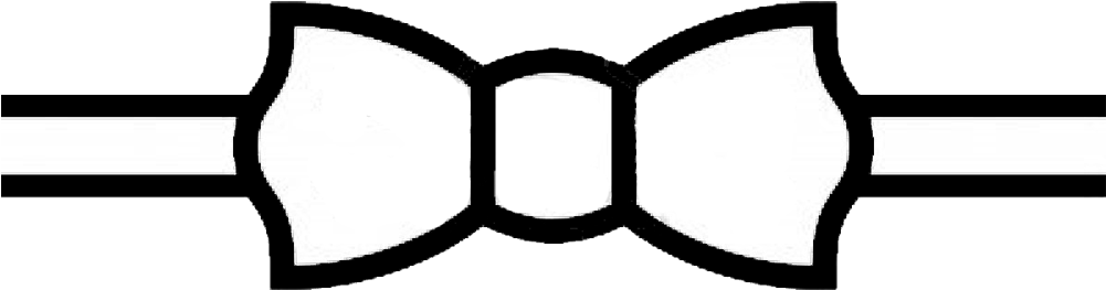 Bow Tie Black Bow Tie Clipart Png Source - Мужская Бабочка Вектор (1000x1000), Png Download