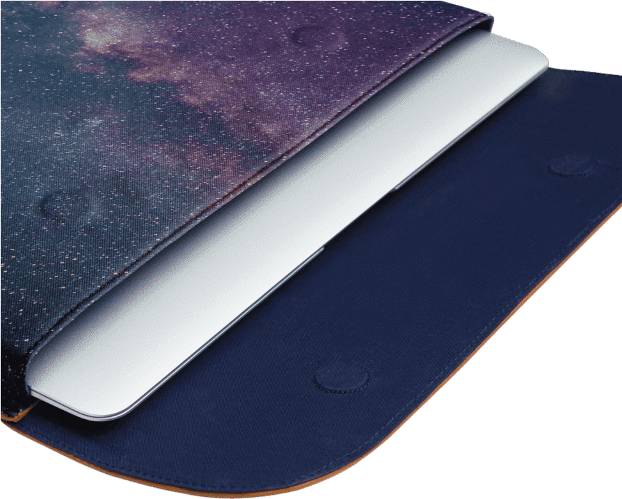 Dailyobjects Starry Night Sky Real Leather Envelope - Leather (893x893), Png Download