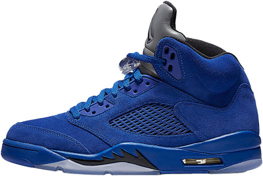 Download Jordan 5 Blue Suede | Transparent PNG Download | SeekPNG