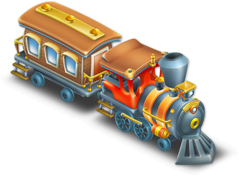 Personal Train Stage 3 - Hay Day Train (974x974), Png Download