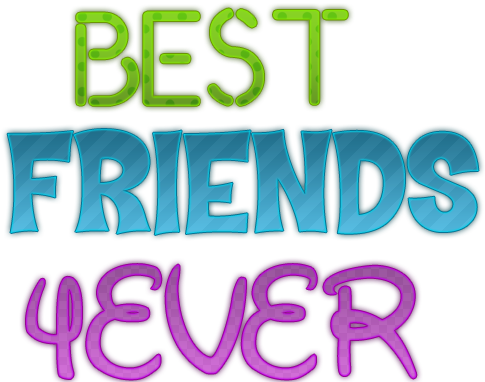 Best Friends Png - Digital Art (597x599), Png Download