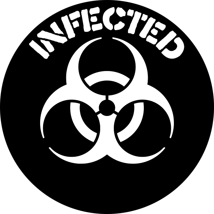 Disease Clipart Toxic Symbol - Red Biohazard Symbol (720x720), Png Download