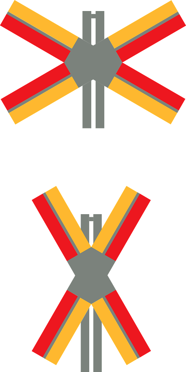 Railroad Crossing,railroad Track Ahead,train Crossing,train - Train Crossing Signals (642x1280), Png Download