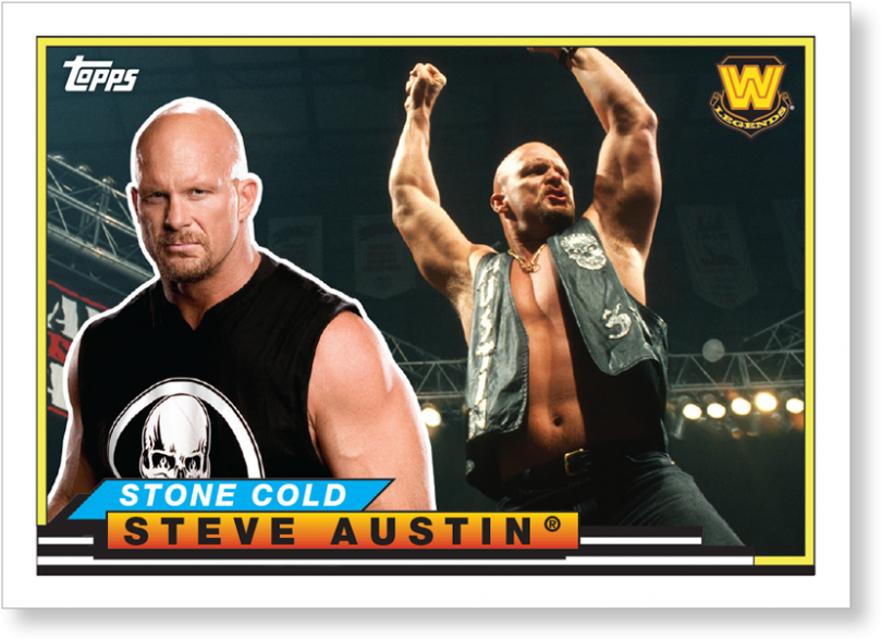 2018 Topps Wwe Heritage Stone Cold Steve Austin - Wwe (1440x975), Png Download