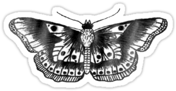 Chest, Styles, And Tattos Image - Harry Styles Butterfly Drawing (375x360), Png Download