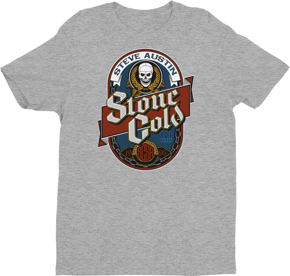 Stone Cold Steve Austin "label" Fitted T-shirt - Here To Pet All The Dogs Shirt | Shirts For Dog Moms (1000x1000), Png Download
