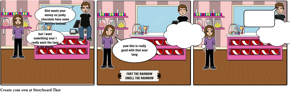 Skittles Comercial - Cartoon (1164x385), Png Download