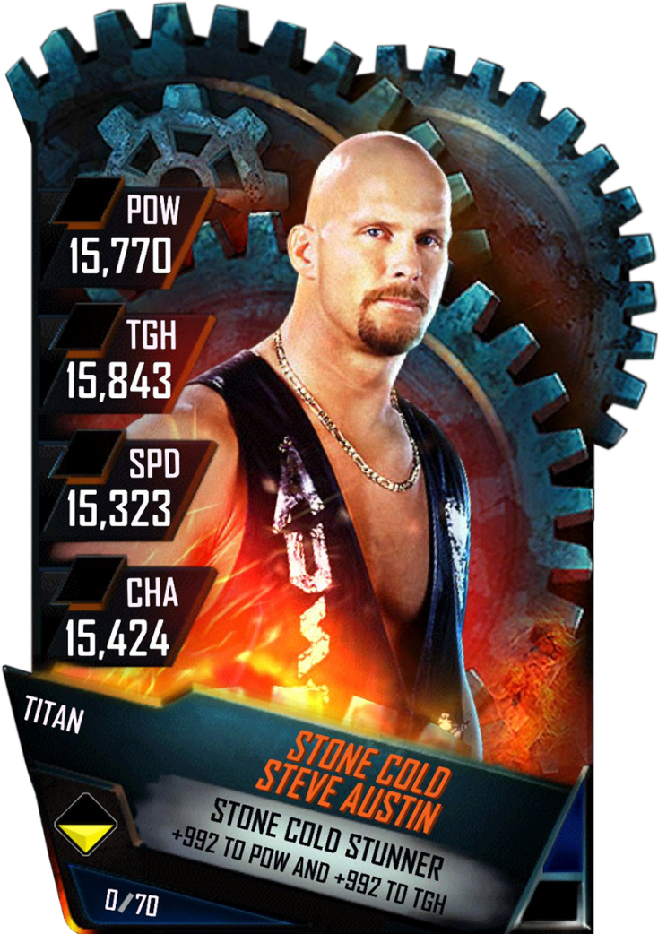 Steveaustin S4 18 Titan - Jeff Hardy Wwe Supercard (733x1158), Png Download