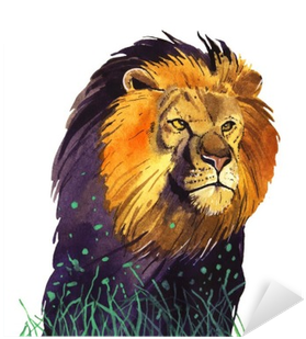 Leon Acuarela (400x400), Png Download