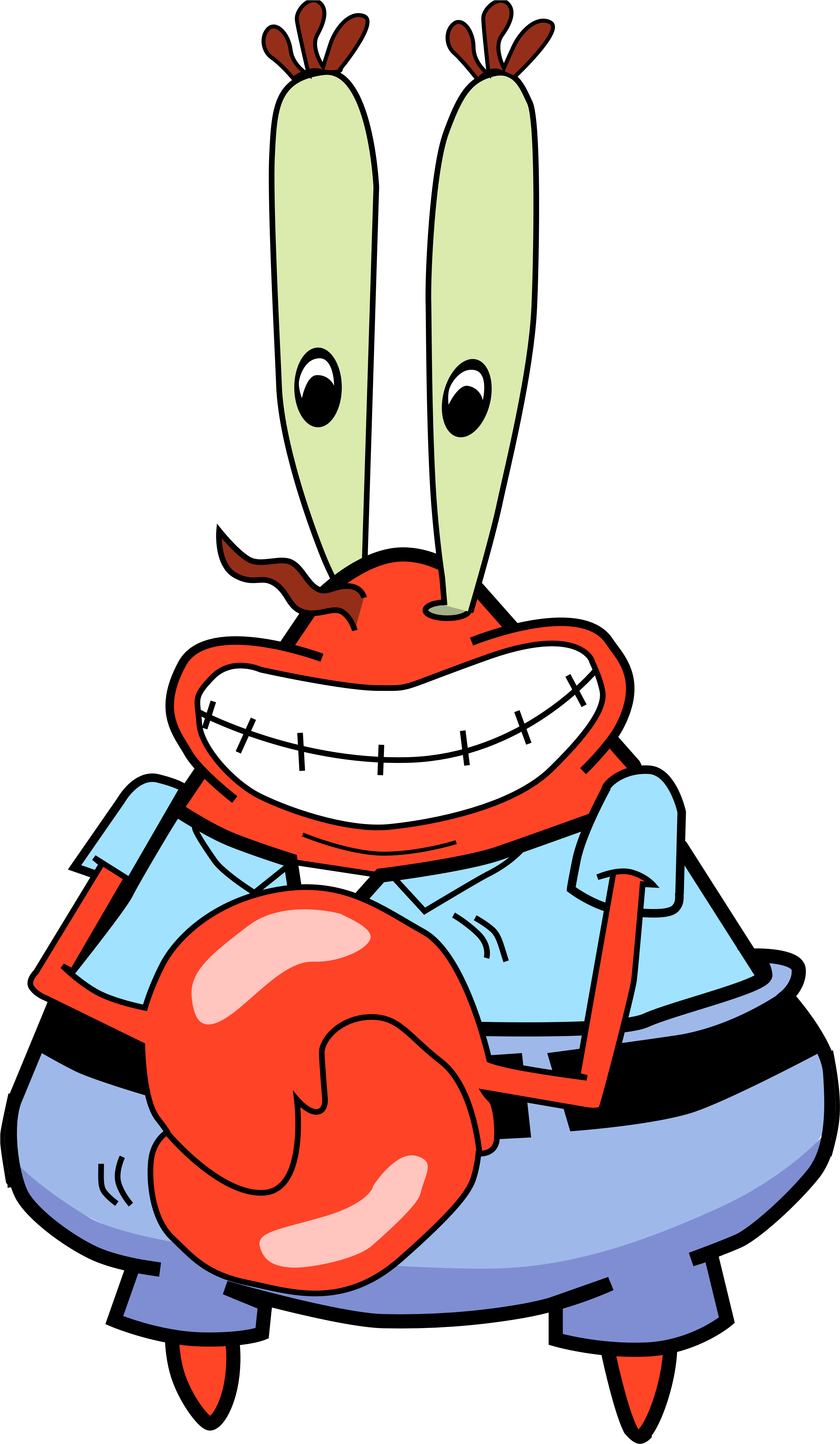 Mister Krabs Picture - Mr Krabs Png (2930x5050), Png Download
