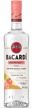 Bacardi - Grapefruit Rum - Bacardi Grapefruit Png (240x525), Png Download