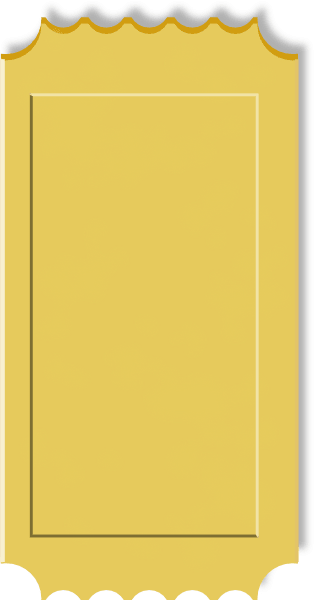 Gold Ticket - " - Gold Ticket (314x600), Png Download
