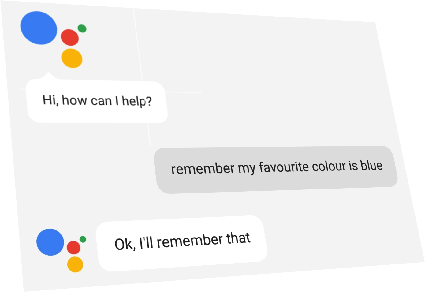 Google Remember Things - Hi How Can I Help (1447x960), Png Download
