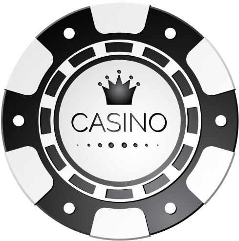 Svg Library Stock White Casino Chip Png Clip Art Best - Black And White Casino Chip (496x500), Png Download