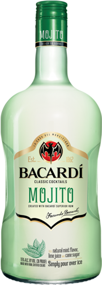 Bacardi Mojito (1000x1000), Png Download