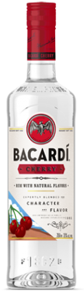 Cherry Rum - Bacardi Rum, Grapefruit - 750 Ml (500x500), Png Download
