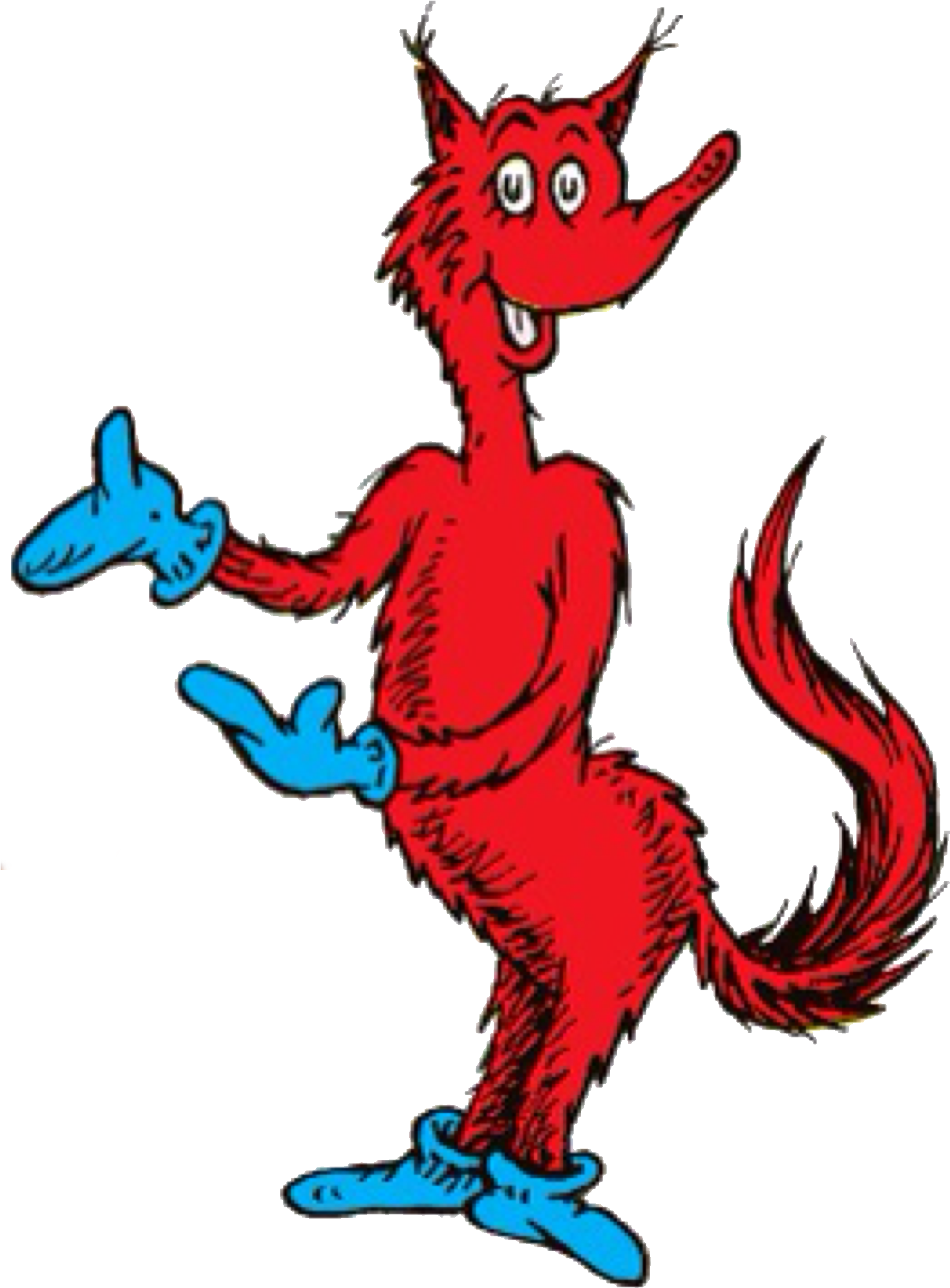 Fox In Socks Png - Fox Green Eggs And Ham (1521x2048), Png Download