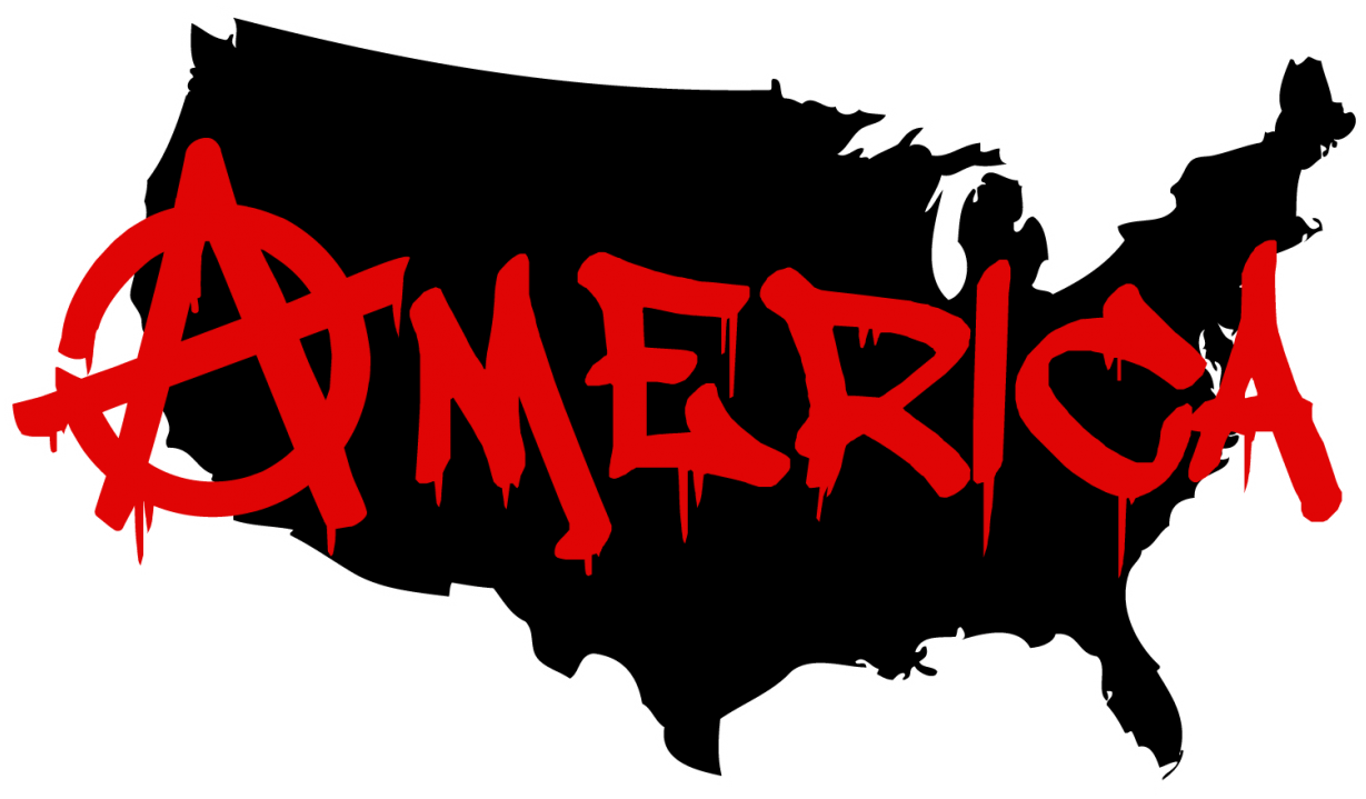 United States Of Anarchy - Map (1251x750), Png Download