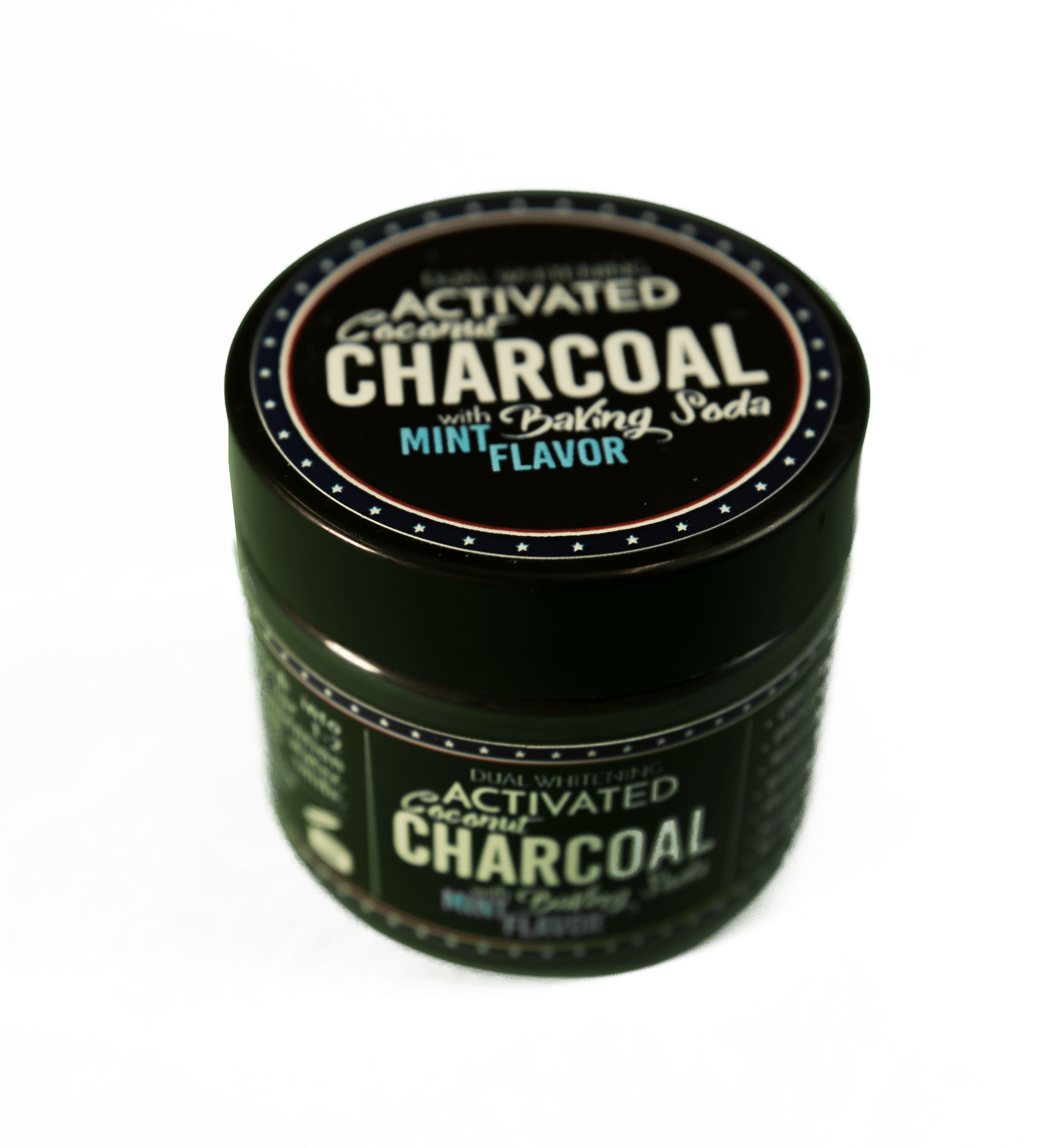 Activated Charcoal Teeth Whitening Powder With Baking (2500x2692), Png Download