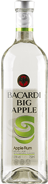 Bacardi Big Apple 750ml - Bacardi Rum Big Apple (454x595), Png Download