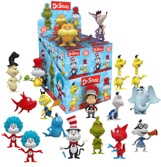 Dr - Mystery Minis Dr Seuss (687x711), Png Download