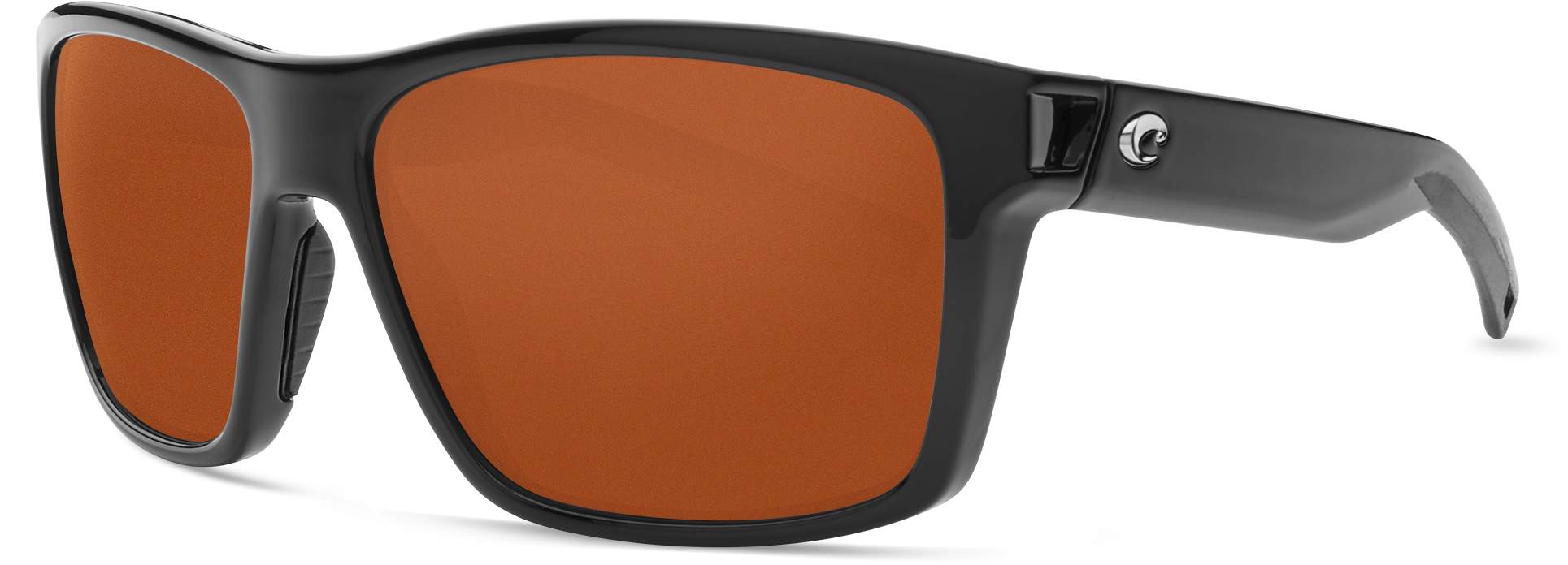 Costa Del Mar Slack Tide Sunglasses In Shiny Black, - Costa Tuna Alley (2000x1000), Png Download