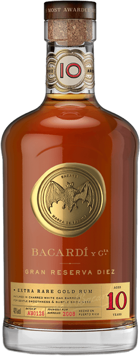 Bacardi Gran Reserva Diez Was Released May 2018 As - Bacardí Gran Reserva Diez (320x818), Png Download