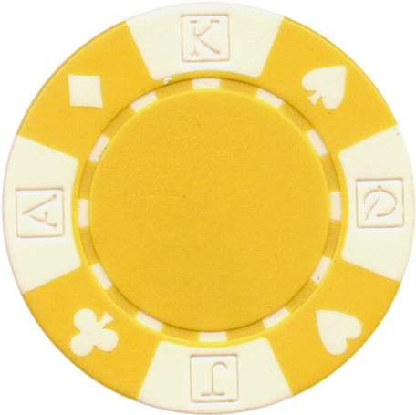 Clay Composite Card Suited Poker Chips 50 - Circle (464x459), Png Download