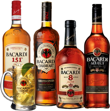 Cocktail Mixers - Bacardi Products In Png (400x400), Png Download