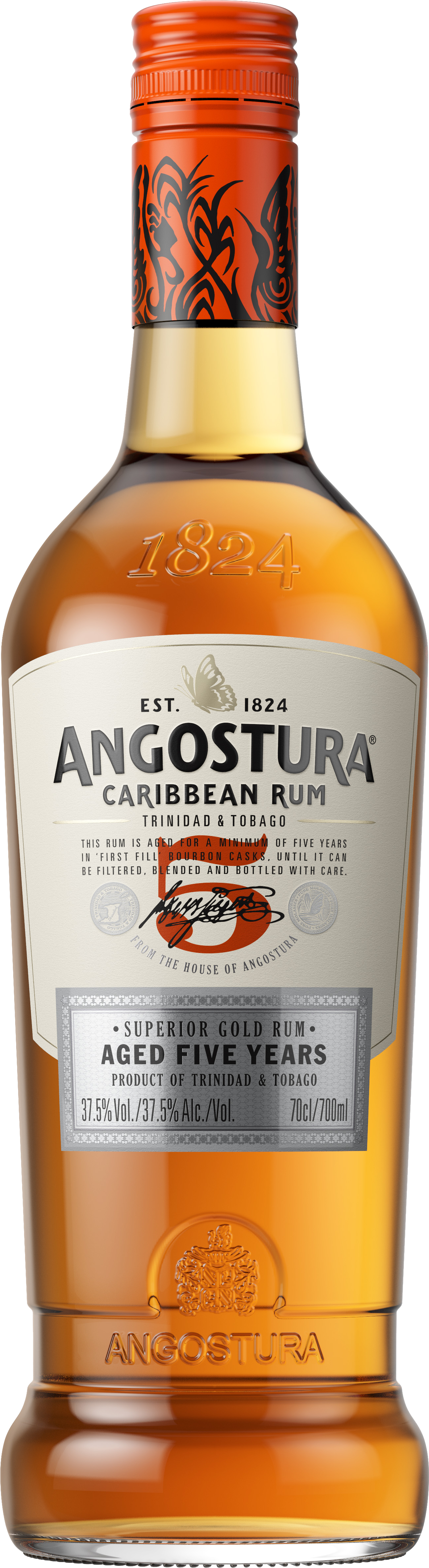 300dpi Image/png - Angostura / White Reserva Rum (2500x6000), Png Download