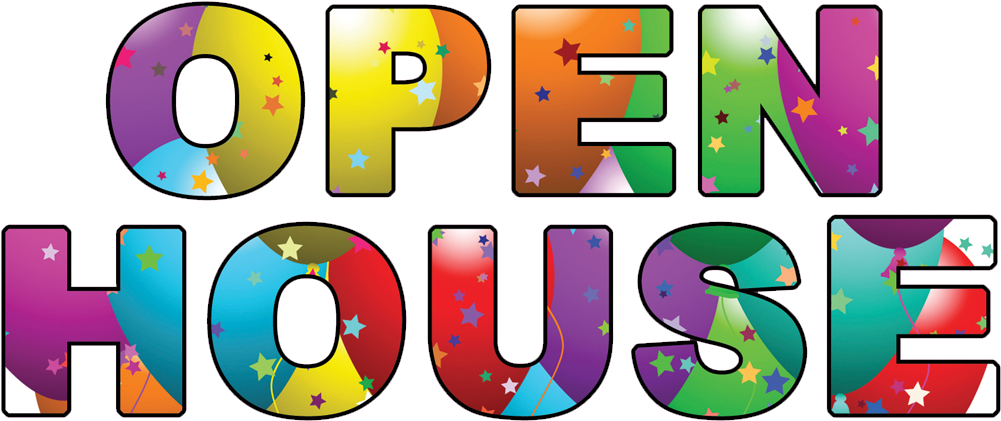 Clipart Freeuse Stock Ice Cream Social Temple Emmanuel - Open House Clip Art Free (1046x454), Png Download